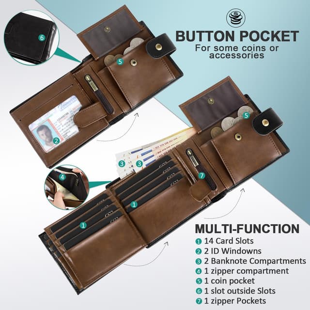 Detalle 2 de GSG SINCE 1998 Wallets Cowhide Leather