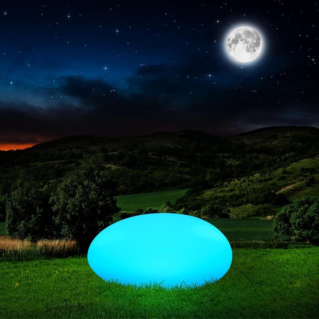 Detalle de Lampade solari da giardino Drcowu per sentieri, decorative con 16 colori e telecomando