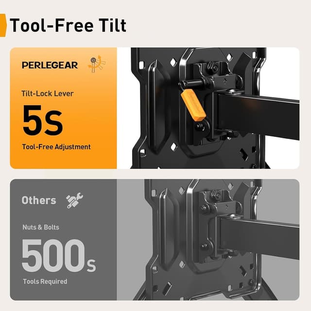 Thumbnail 5 de Perlegear Long Arm TV Wall Mount 37.4"