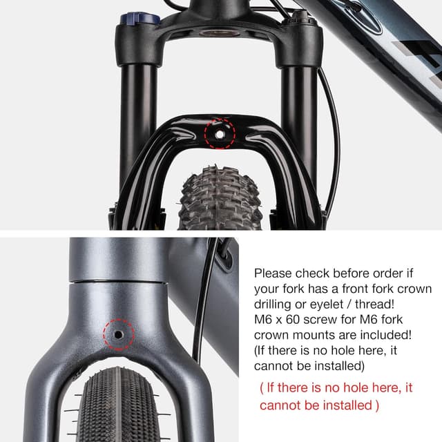 Detalle de PINNAMAX portapacchi anteriore bici