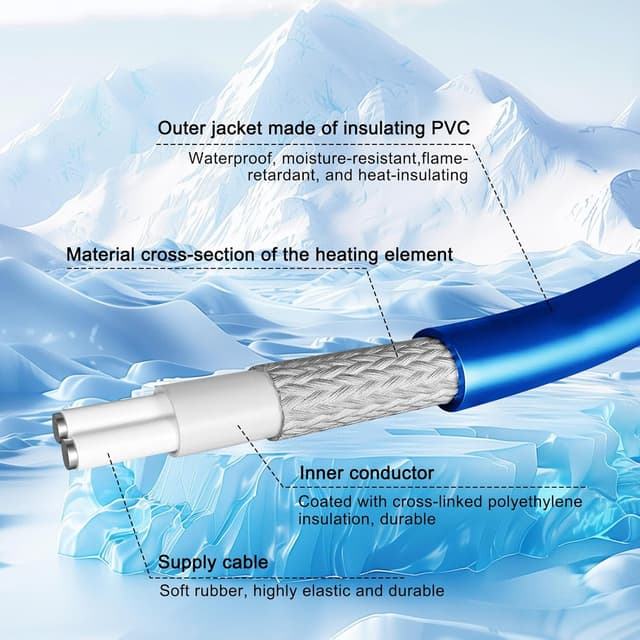 Thumbnail 5 de Ci-Fotto 2M Heizkabel Selbstregelnd 15 W/m