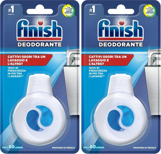 Detalle 1 de Finish Deo Odorstop – Additivo per lavastoviglie contro i cattivi odori