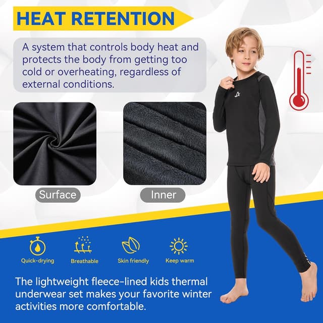 Thumbnail 3 de AMZSPORT Biancheria termica bambini