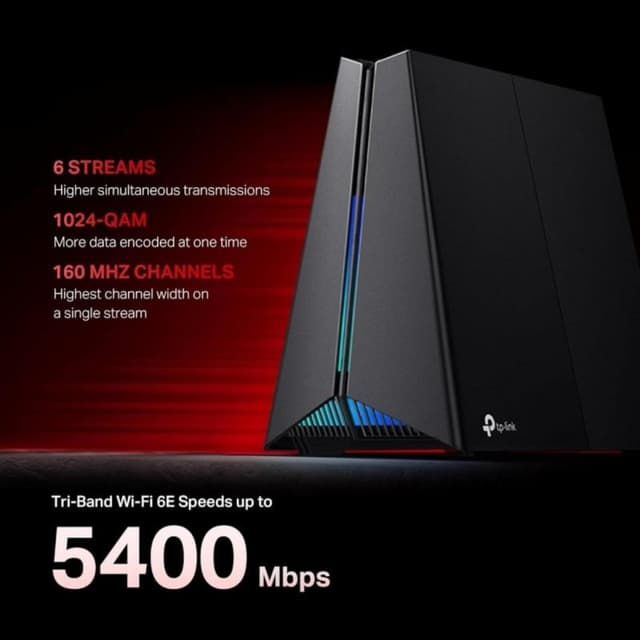 Thumbnail 1 de TP-Link Archer GXE75 Router gaming WiFi 6E AXE5400 con puerto 2.5G