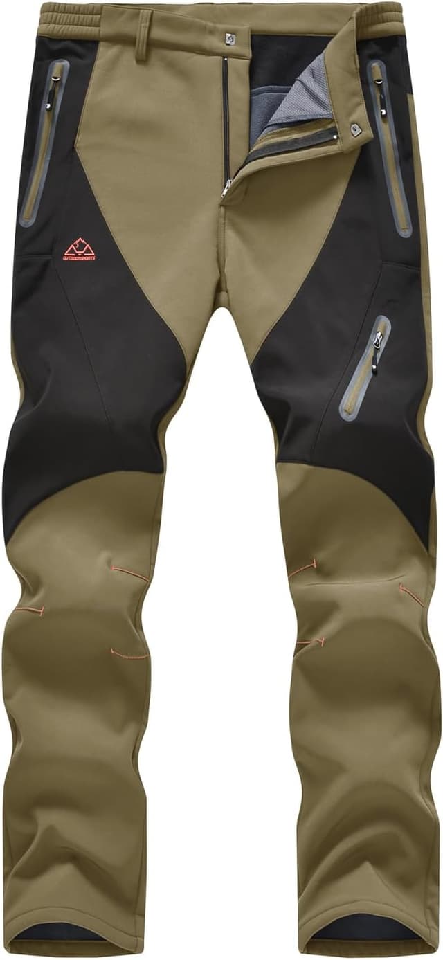 Thumbnail 1 de donhobo Men's Waterproof Softshell Trousers with Zip Pockets