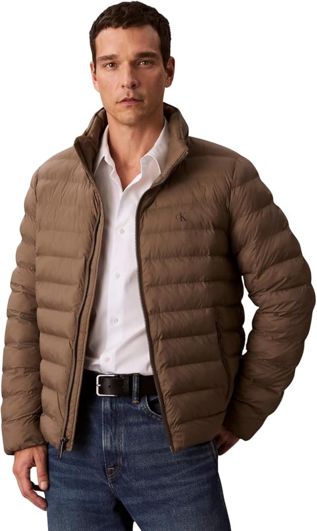 Thumbnail 6 de Calvin Klein LS NYLON LT WT HOODED FZ PUFFER Chaqueta azul S