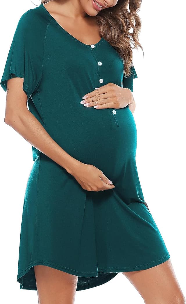 Thumbnail 1 de Uniexcosm Maternity Nursing Nightdress 95% Cotton