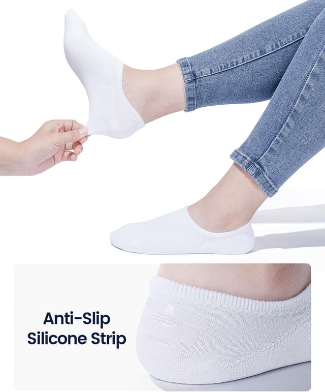 Thumbnail 6 de IDEGG No Show Socks Low Cut Invisible Liner Socks