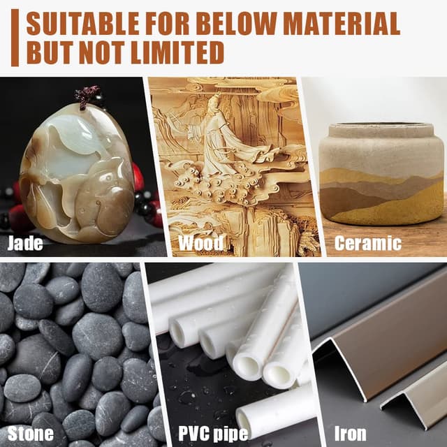 Detalle de YURINWOO Diamant Fräser Set 20-teilig