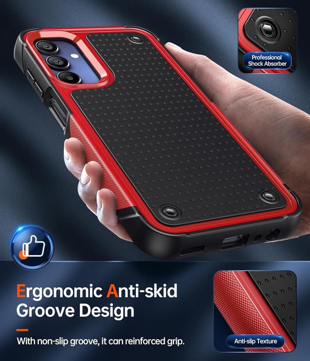 Detalle de LeYi A15 Phone Case with Screen Protectors