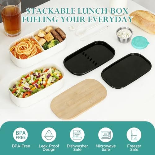 Thumbnail 4 de VINATO Fiambrera 1400ml con 2 niveles 🍱