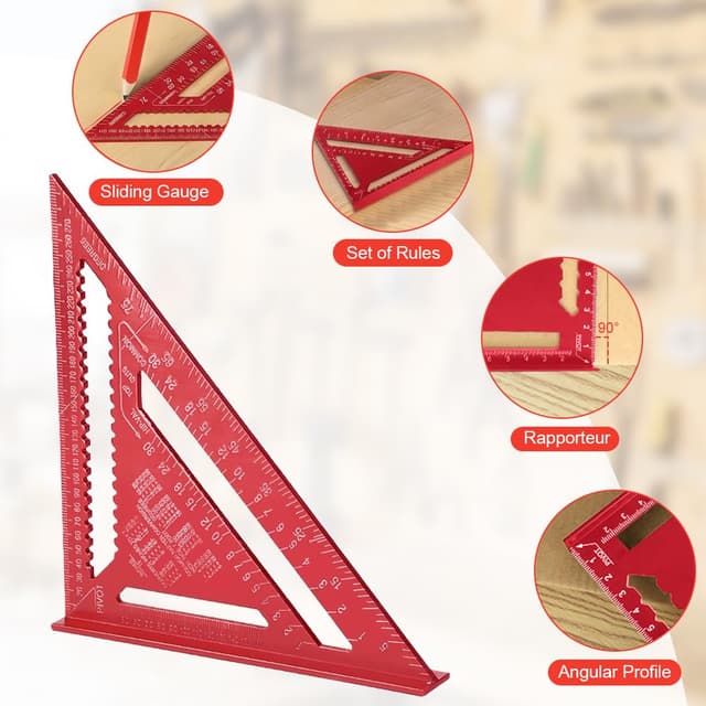 Detalle de Flintronic Speed Square Set 18+30cm