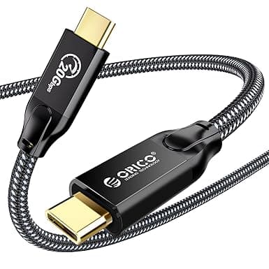 Detalle de ORICO Cable USB C 3.2 Gen2X2 20 Gbps 🖥️ 2m