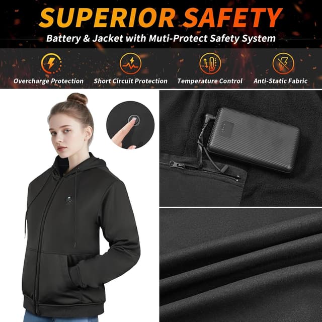 Thumbnail 4 de Wholede Giacca Riscaldata 27000mAh