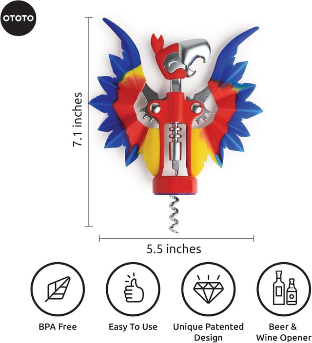 Thumbnail 4 de Pinot Weinkorkenzieher Party-Opener 🥂