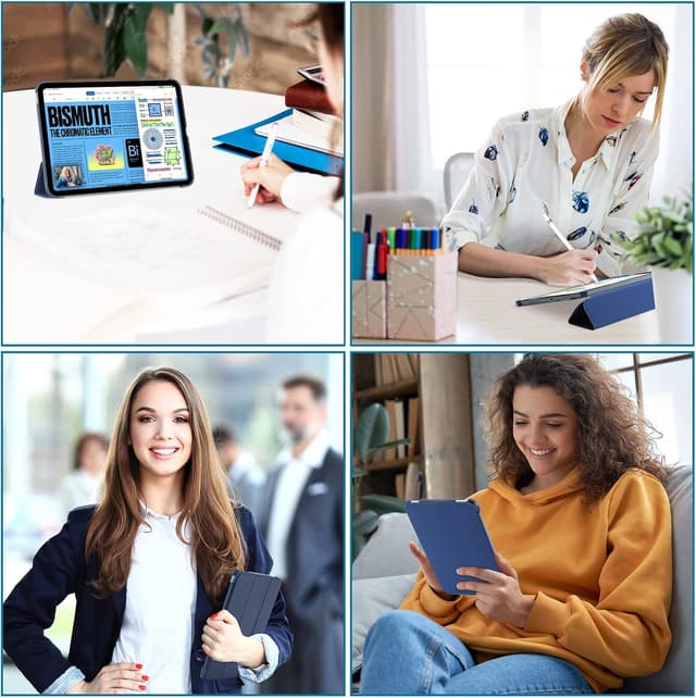 Thumbnail 6 de ProCase Hülle für iPad A16 (11. Generation 2025) & iPad 10. Generation 10,9" – dünnes Hardcase Smart Cover (Navy)