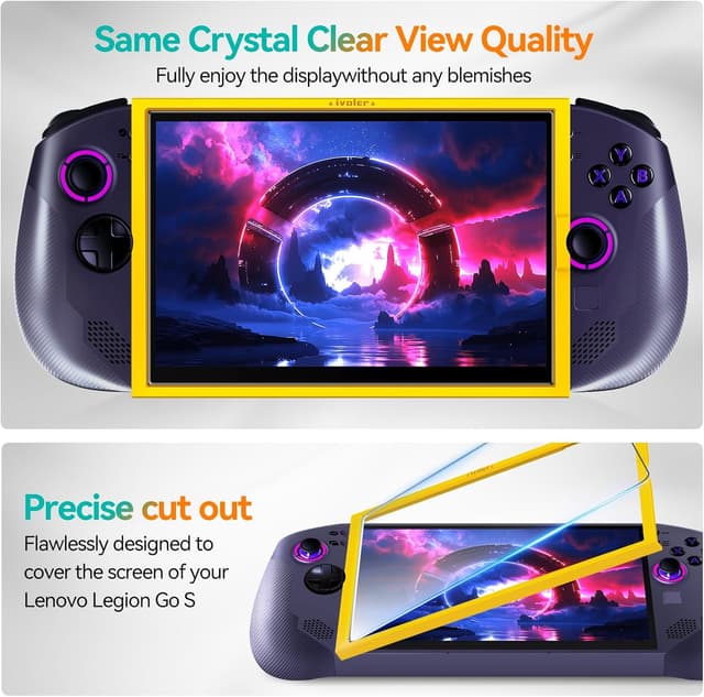 Thumbnail 4 de ivoler Screen Protector for Lenovo Go S 2-pack