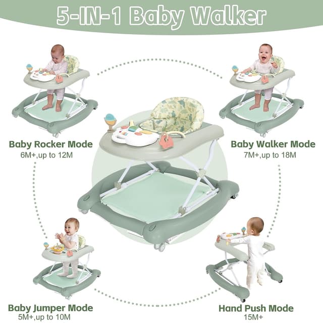 Detalle 2 de 5-in-1 Baby Walker 6-18 Months