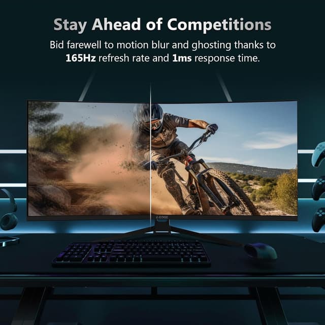 Detalle 2 de Z-Edge UG34 34" Curved Gaming Monitor 165Hz