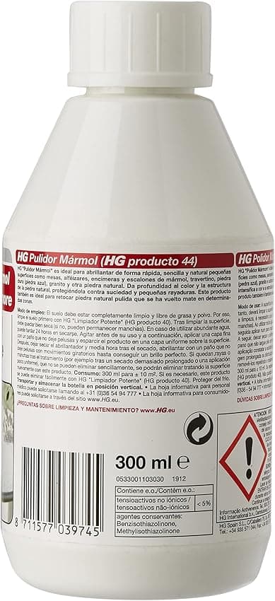 Thumbnail 1 de HG Pulidor Mármol 300 ml — pule e intensifica la piedra