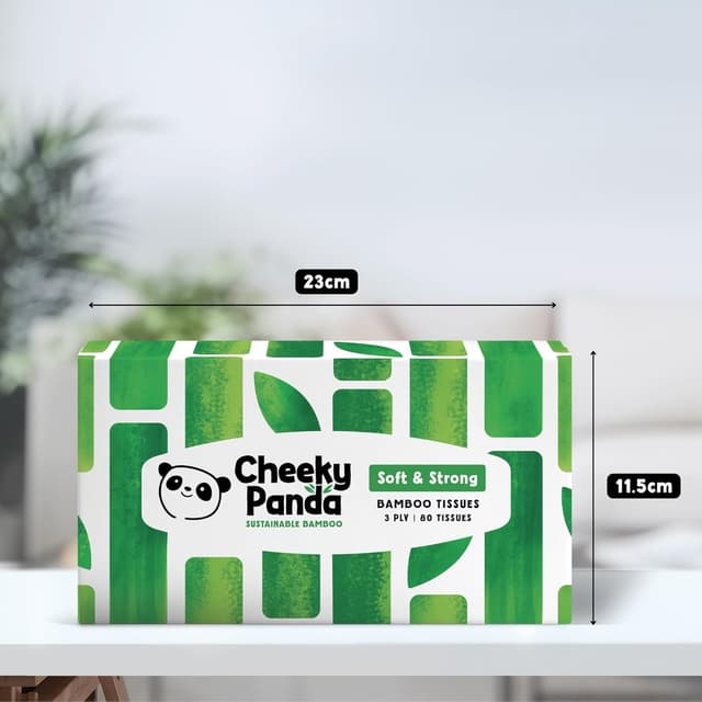 Detalle 2 de The Cheeky Panda bamboo tissues 960