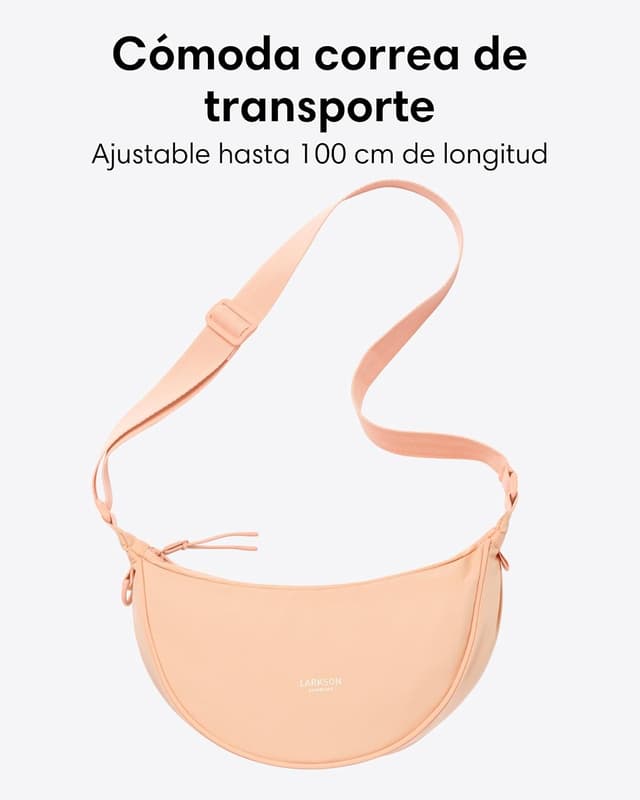 Detalle 2 de LARKSON Solveig Small: Bolso Bandolera Mujer 🍑 con Compartimentos