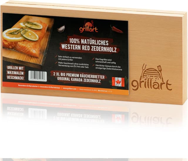 Detalle de grillart Grillbretter mit 2 cm Zederholz