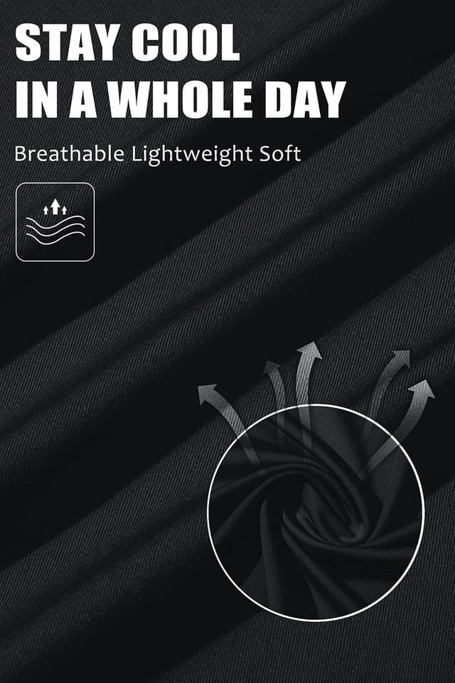 Detalle de TACVASEN Herren UPF 50+ UV-Schutz Langarmshirt für Outdoor & Sport (Rashguard)