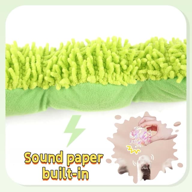 Thumbnail 4 de Speedy Panther Catnip Plush Caterpillar 1 pack 🐱