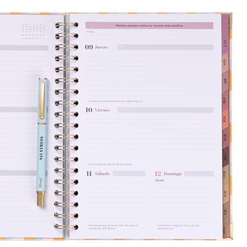 Detalle 2 de Mr.Wonderful Set Agenda Office 2025-26 extragrande, semanal 🗓