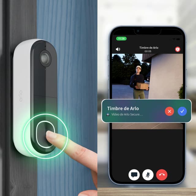 Detalle 2 de Arlo Videoportero inalámbrico 2K