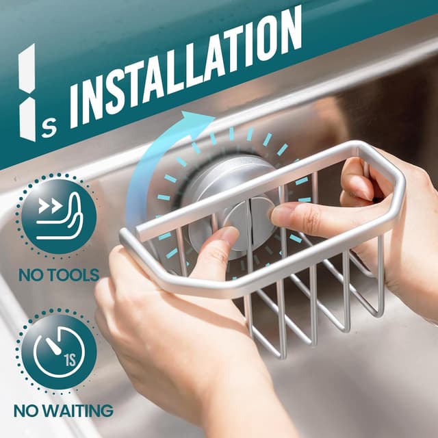 Thumbnail 1 de TAILI Sponge Holder with Strong Suction 11 lbs