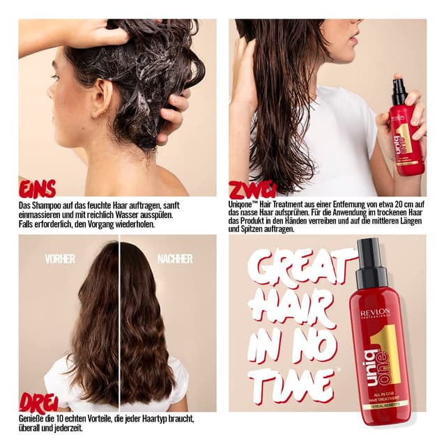 Detalle 2 de REVLON PROFESSIONAL UniqOne 150 ml Leave-in Haarkur 💇♀