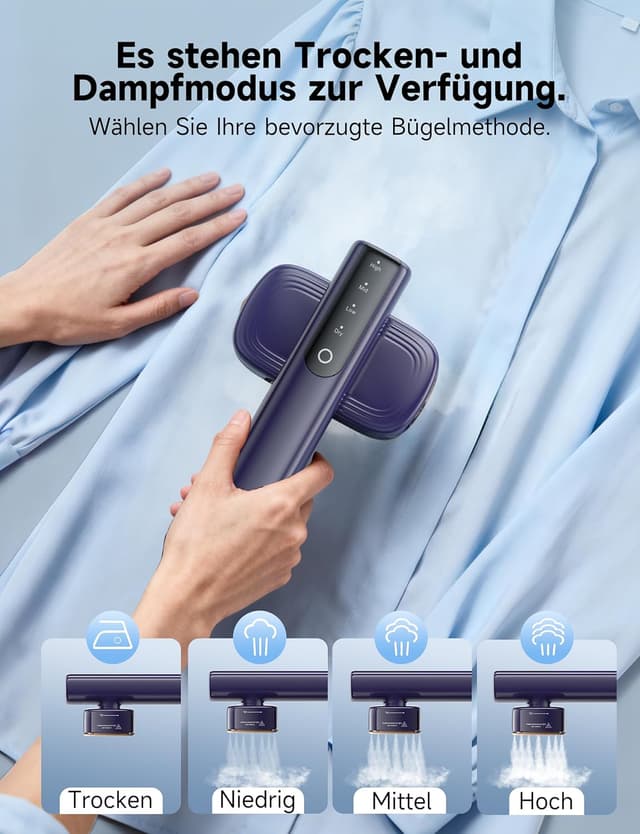 Detalle 2 de Sundu Dampfglätter 1200 W für Reisen