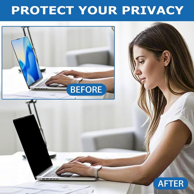 Detalle de YBTFBG Magnetic Privacy Screen for MacBook Air 15-inch (2023–2026, M2–M5)