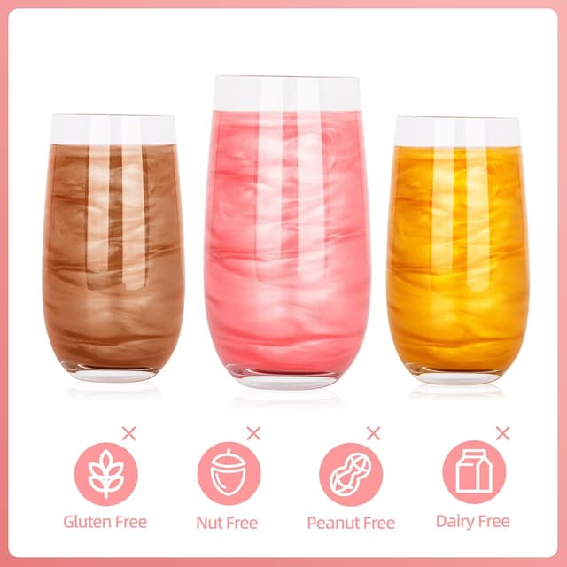 Detalle 2 de DecorRom essbarer Glitzer – 10 g Glitzerstaub im Sprühfläschchen (Silber) zum Dekorieren von Kuchen & Getränken