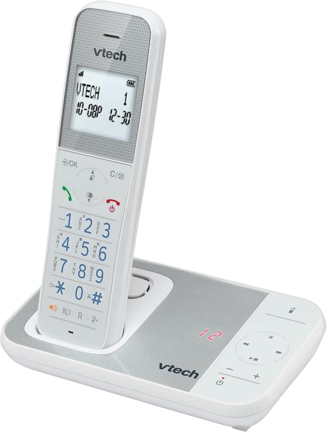 Detalle de VTech XS1050 DECT Cordless Phone with Answering Machine (1 handset) and call blocker