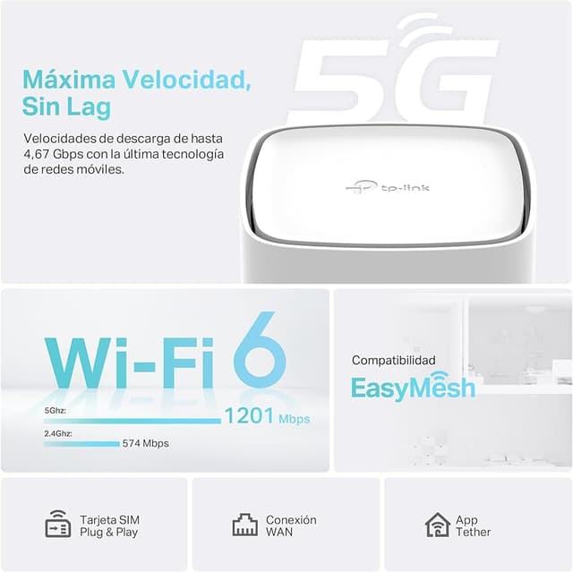 Thumbnail 2 de TP-Link Archer NX200 Router inalámbrico AX1800 5G