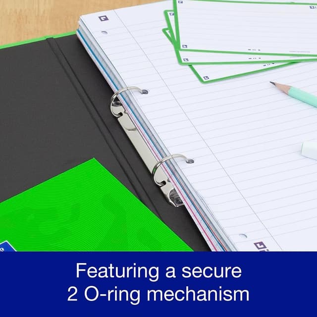 Detalle de Oxford Premium A4 Ring Binder (Light Green) with 25mm Capacity