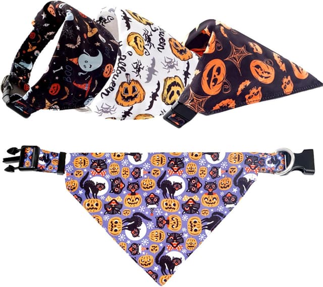 Thumbnail 6 de BT Bear Halloween Dog Bandana M Black Ghost