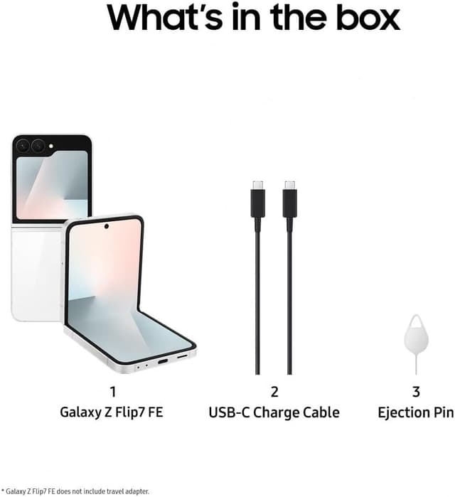 Detalle de Samsung Galaxy Z Flip7 FE 256GB phone