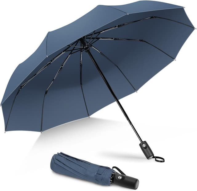 Detalle de Parapluie pliant coupe-vent 10 côtes 32 cm