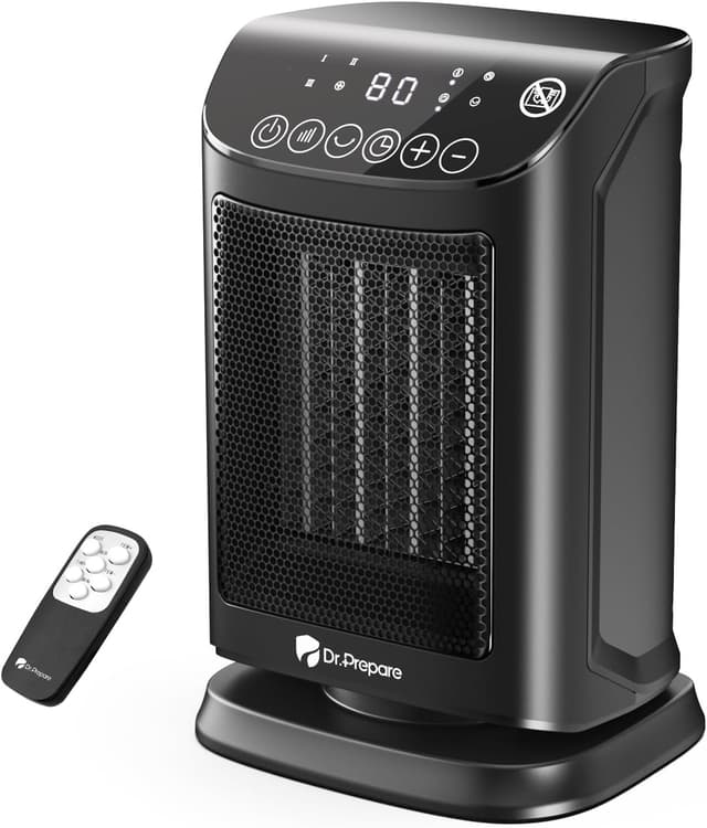 Imagen de DR.PREPARE 1500W Small Space Heater with Thermostat en OfertitasTOP