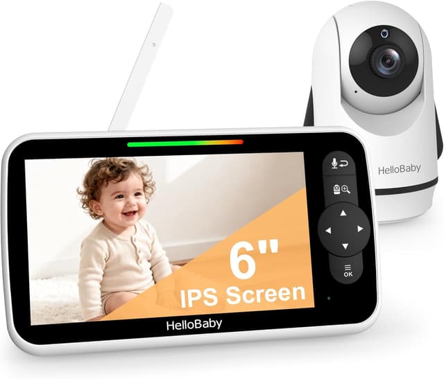 Detalle de HelloBaby 6-Inch Video Baby Monitor