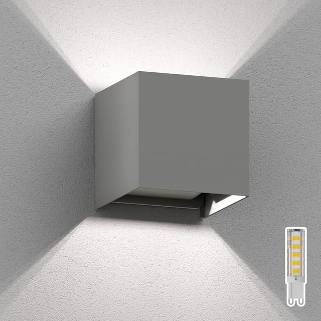 Thumbnail 1 de ledscom.de Aplique CUBEL exterior IP65 100 mm