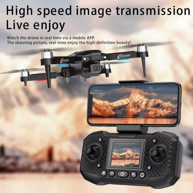 Detalle 2 de Dron Klack F205 con doble cámara 4K y pantalla LCD 📸