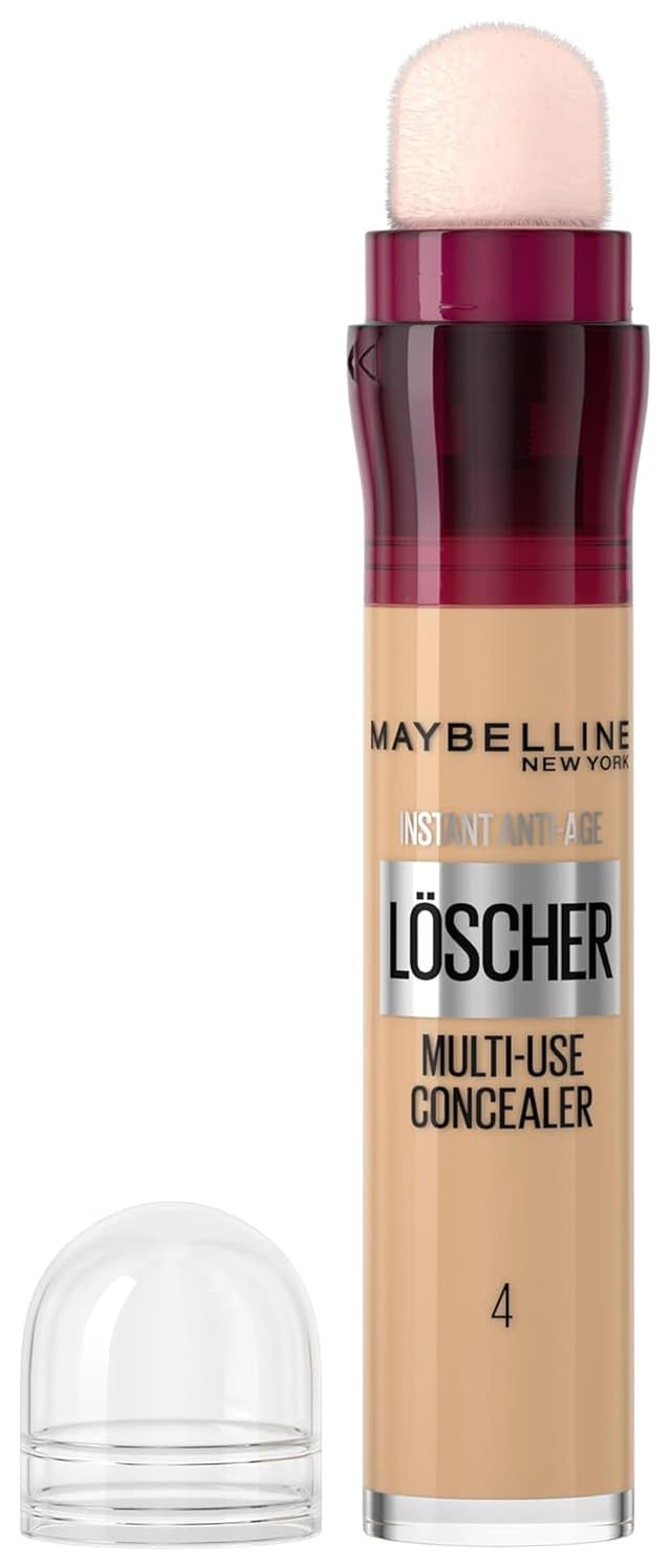 Detalle 2 de Maybelline New York Instant Anti-Age Effekt Löscher Concealer Nr. 04 Honey (6,8 ml) – Mikro-Lösch-Applikator gegen Augenringe & Falten