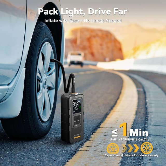 Detalle 2 de Portable Tire Inflator 160 PSI Cordless Pump