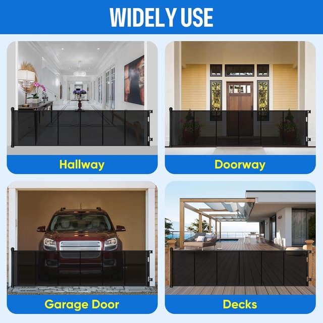 Thumbnail 6 de MYPIN Barrière de Sécurité Rétractable 254 cm