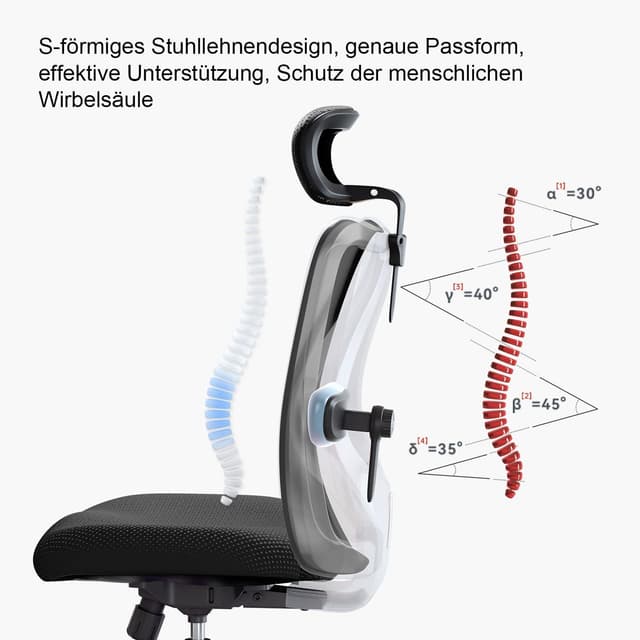 Thumbnail 4 de SIHOO Bürostuhl Ergonomisch 150 kg